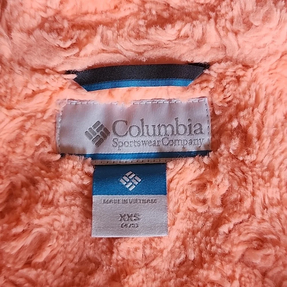 Columbia Bella Plush Quilted Insulated Hooded Jacket Coat Puffer Youth XXS (4-6)